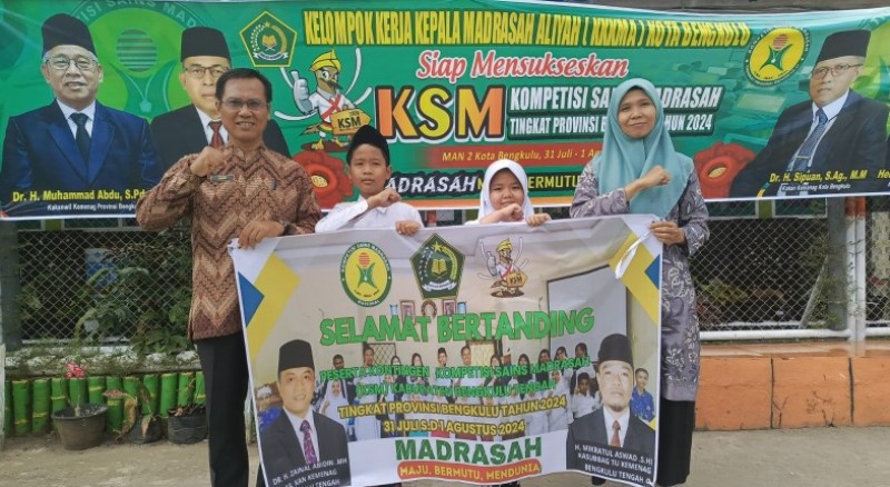  Duta Kompetisi Sains Madrasah MIN 2 Bengkulu Tengah Siap Harumkan Nama Madrasah