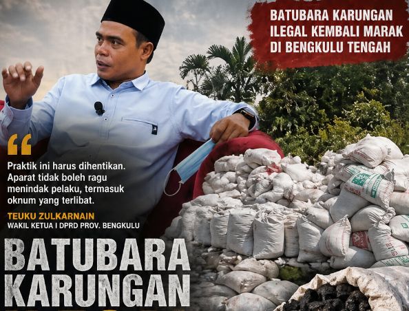 Waka 1 DPRD Provinsi Minta Penindakan Tegas Batubara Ilegal Karungan di Benteng 