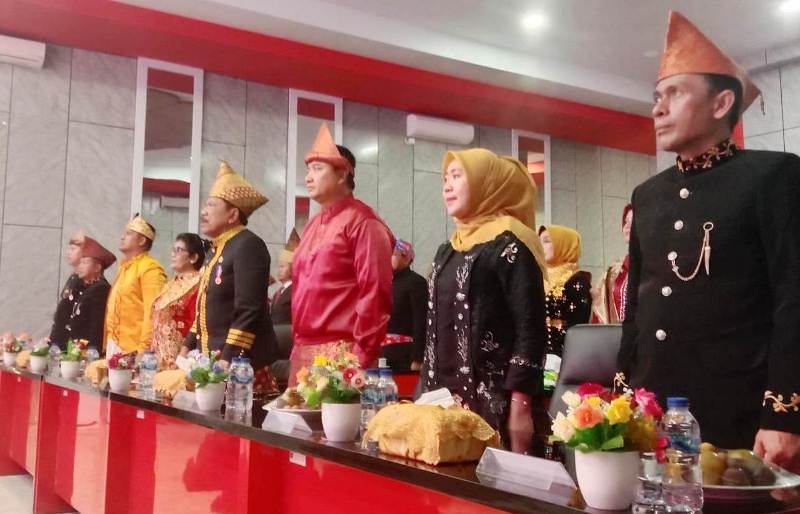 Bengkulu Utara Ikuti Upacara Peringatan Detik-Detik Proklamasi HUT RI ke-79 di IKN 