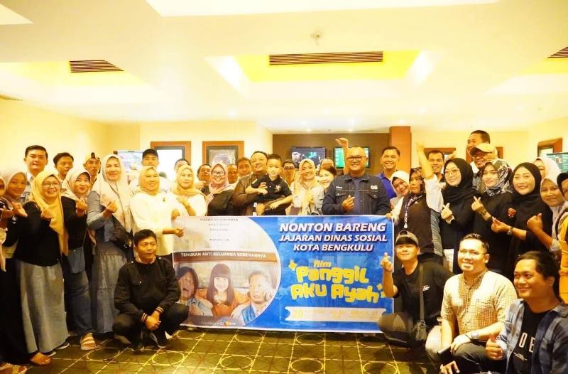 Wakil Walikota Bengkulu Ajak Dinas Sosial Nobar Panggil Aku Ayah