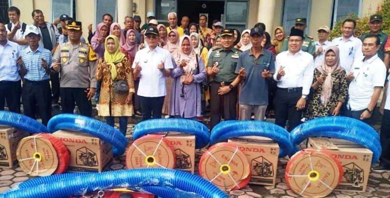Ini Pesan Bupati Gusnan Mulyadi, 84 Kelompok Tani Bengkulu Selatan Dapat Bantuan Pompa Air