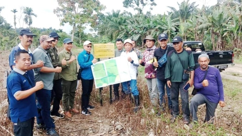 Tapal Batas Hutan Bengkulu Selatan Dicek Balai Pemantapan Kawasan Hutan Kemenhut RI 