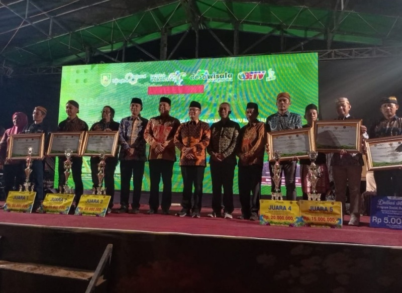 Dihadiri Gubernur, Desa Wisata Rindu Hati Raih Juara 5 Lomba Desa Wisata Tingkat Provinsi Bengkulu