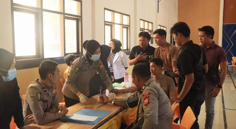 Polres Kaur Gelar Kegiatan Donor Darah