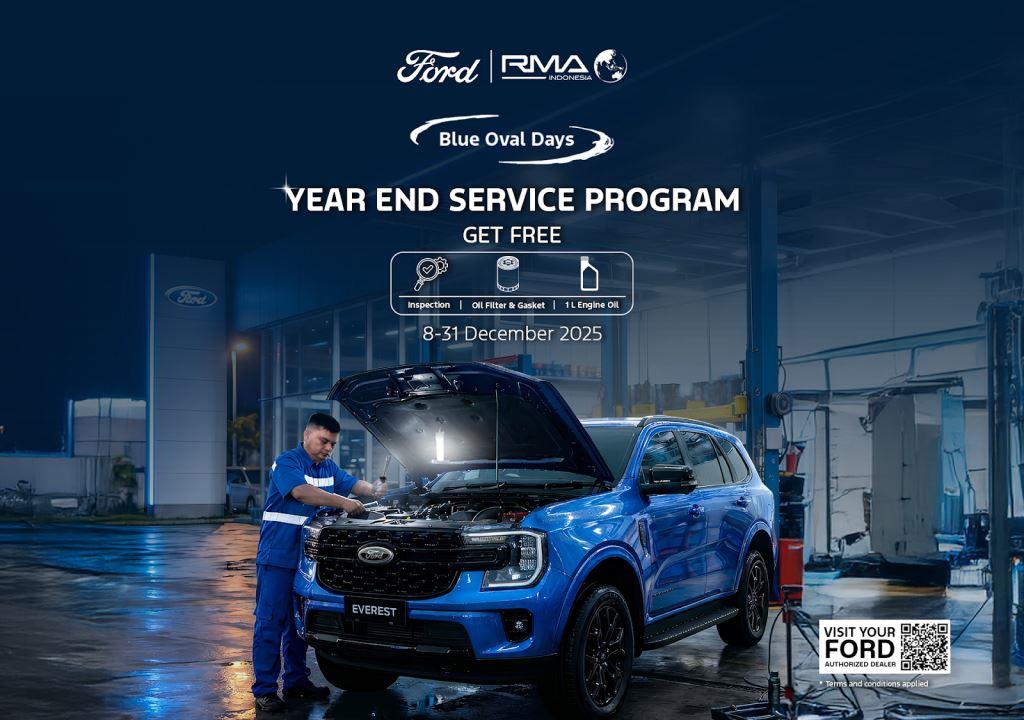 Ford RMA Indonesia Hadirkan Program Year-End Service untuk Perjalanan Aman dan Nyaman