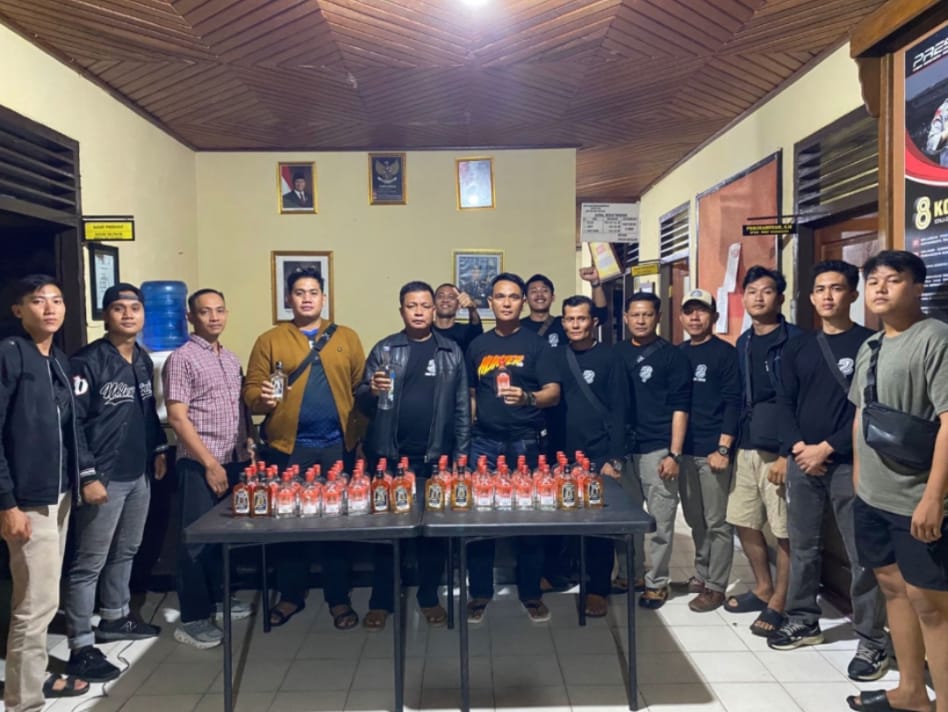 Ops Pekat Nala 2025, Tim Cobra Polsek Kaur Selatan Amankan Miras