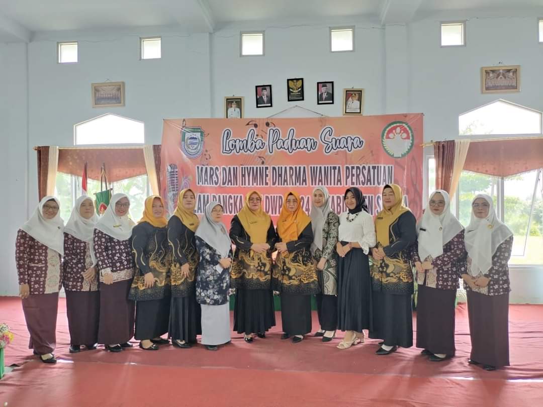 DWP Dinas Pendidikan dan Kebudayaan Seluma  Juarai Lomba Paduan Suara