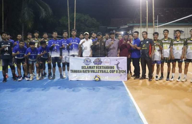  62 Tim Ikut Meriahkan Turnamen Bola Voli Tangga Batu Cup II 2024