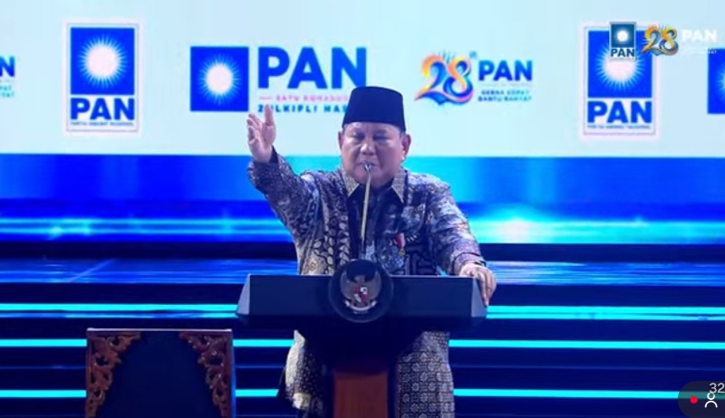 Saat Ulang Tahun, Presiden Prabowo Memuji Kesetiaan PAN