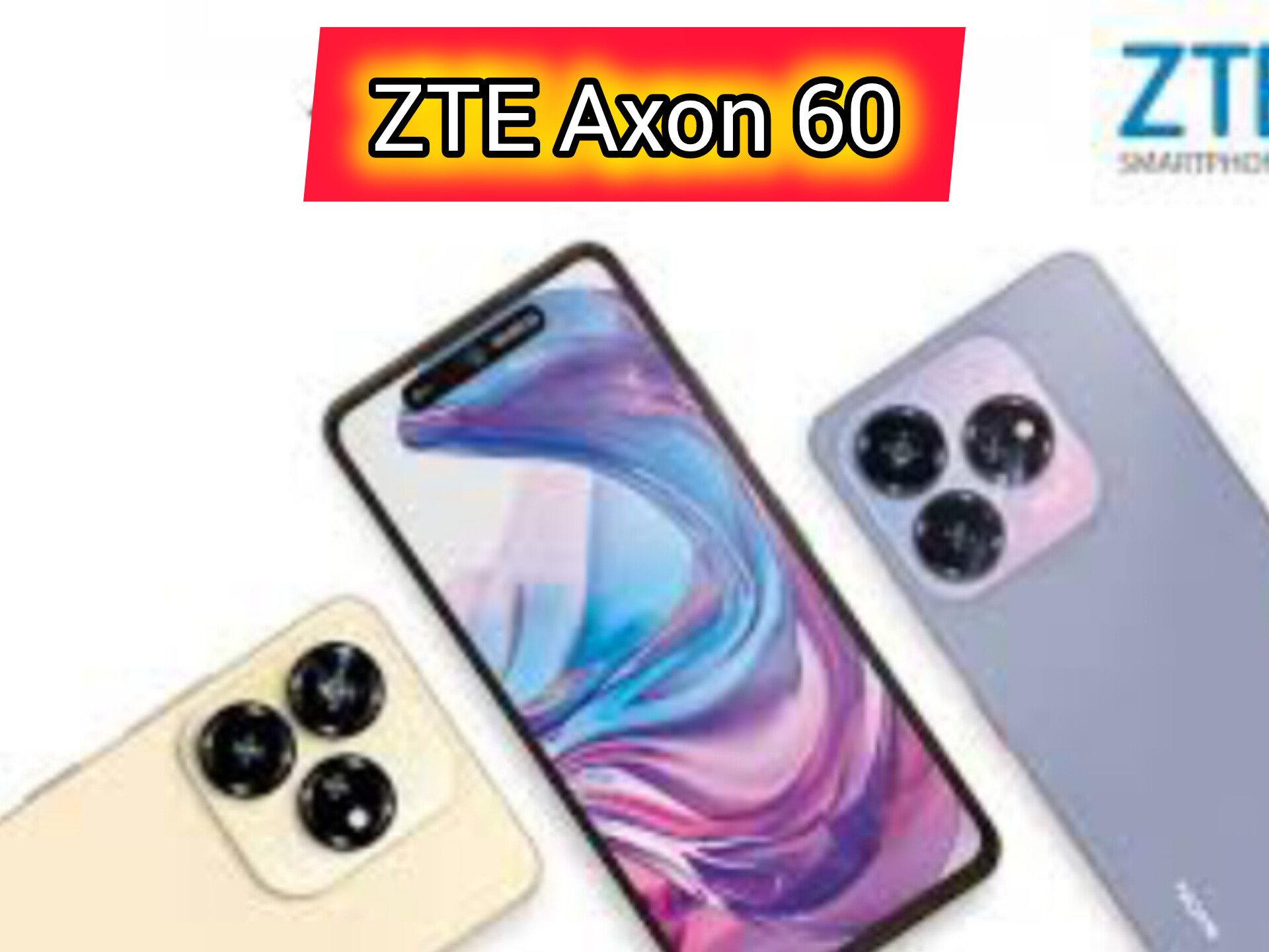 ZTE Axon 60 dan 60 Lite Handphone Rp 2 jutaan dengan Chipset Unisoc dan Baterai 5000 mAh