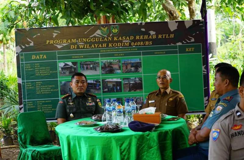 Pemda Bengkulu Selatan Bersama TNI    Bersatu Tuntaskan RTLH