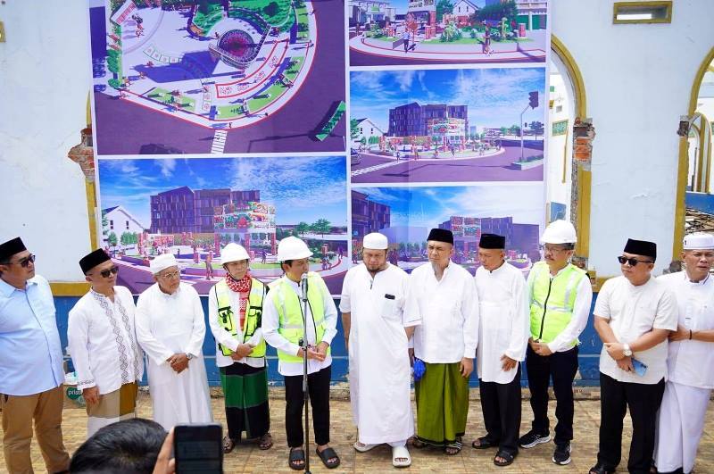 Tinjau Pembongkaran Bangunan, Walikota Sulap  Bekas Lahan Masjid At-Taqwa jadi Taman Kota Nan Indah