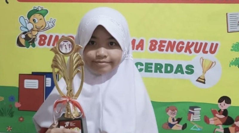 Anindita dari MIN 5 Bengkulu Tengah Raih Juara   Nasional Hitung dan Membaca Cepat