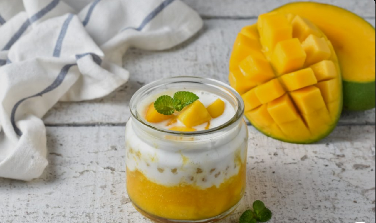 Cara Membuat Es Mango Sago
