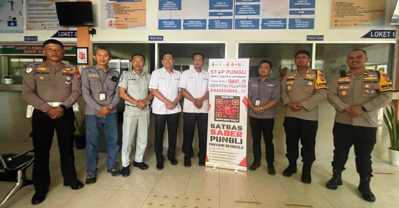 Jasa Raharja Bengkulu dan Tim Pembina Samsat Bengkulu Utara Terima Kunjungan Kerja Tim Saber Pungli Provinsi 