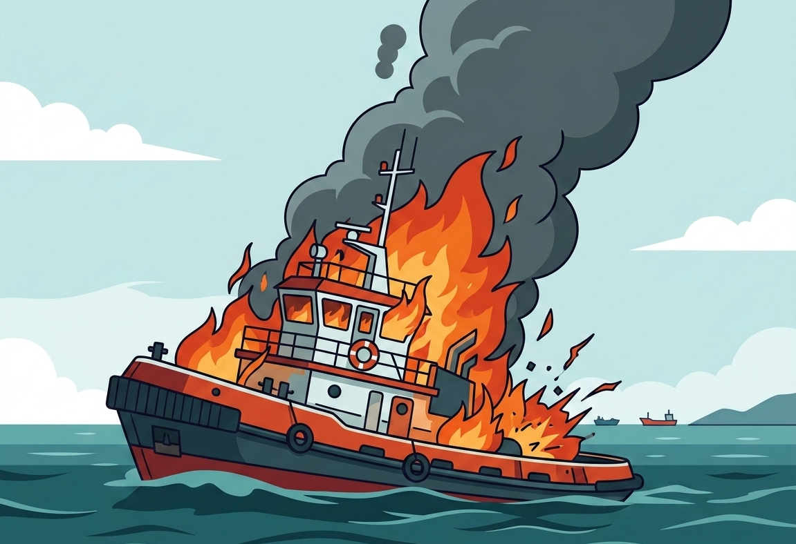 Kapal Tugboat Meledak di Selat Hormuz, 3 ABK WNI Hilang dan 1 Dirawat 