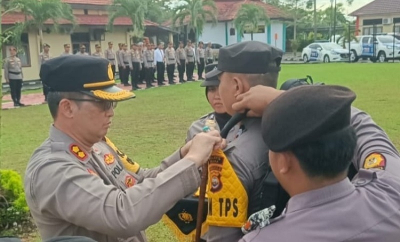 Sebanyak 300 Personel Polisi Disebarkan  Untuk Amankan 374 TPS di Kabupaten Seluma