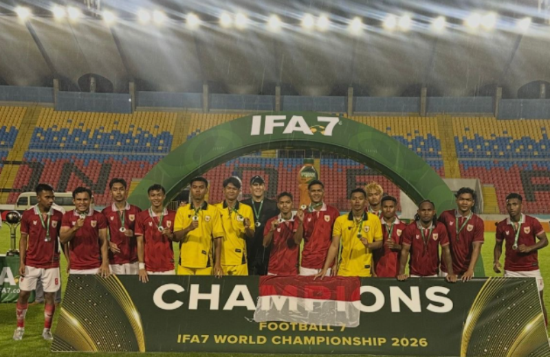 Timnas FA7 Indonesia Persembahkan Medali Perak Dunia