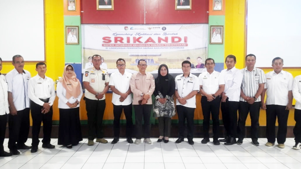 DKP Mukomuko Launching Aplikasi SRIKANDI Untuk Pengelolaan Arsip Berbasis Elektronik