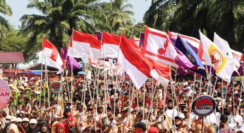 10 Ribu Massa Pawai Tunas Kelapa,  Bikin  Pemda Bengkulu  Selatan Bangga dengan Gerakan Pramuka