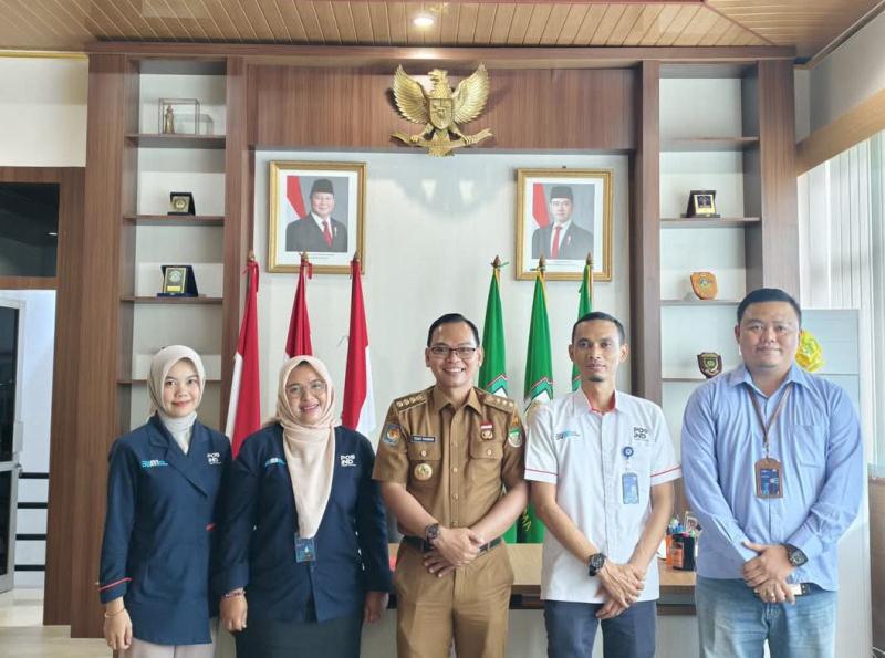 Pemkab Seluma dan PT Pos Indonesia Bahas Kerjasama Layanan Publik