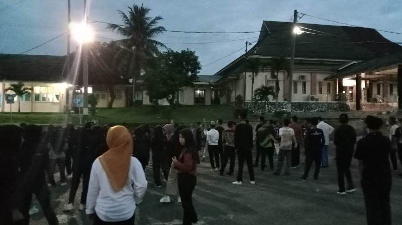 MAPABA PMII Rayon Khalid Bin Walid  Diwarnai Kegiatan Senam Pagi dan Perbaikan Gizi