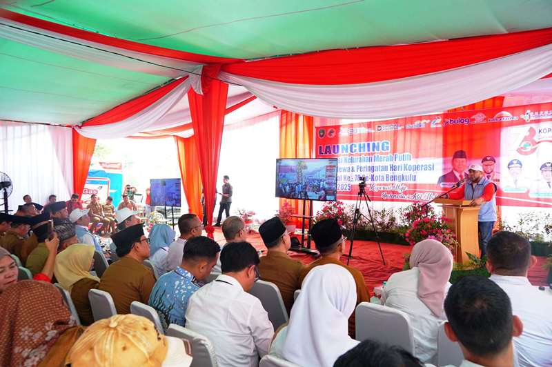 Launching Koperasi Merah Putih,   Provinsi Bengkulu Siap Kawal Gerakan Ekonomi Rakyat 