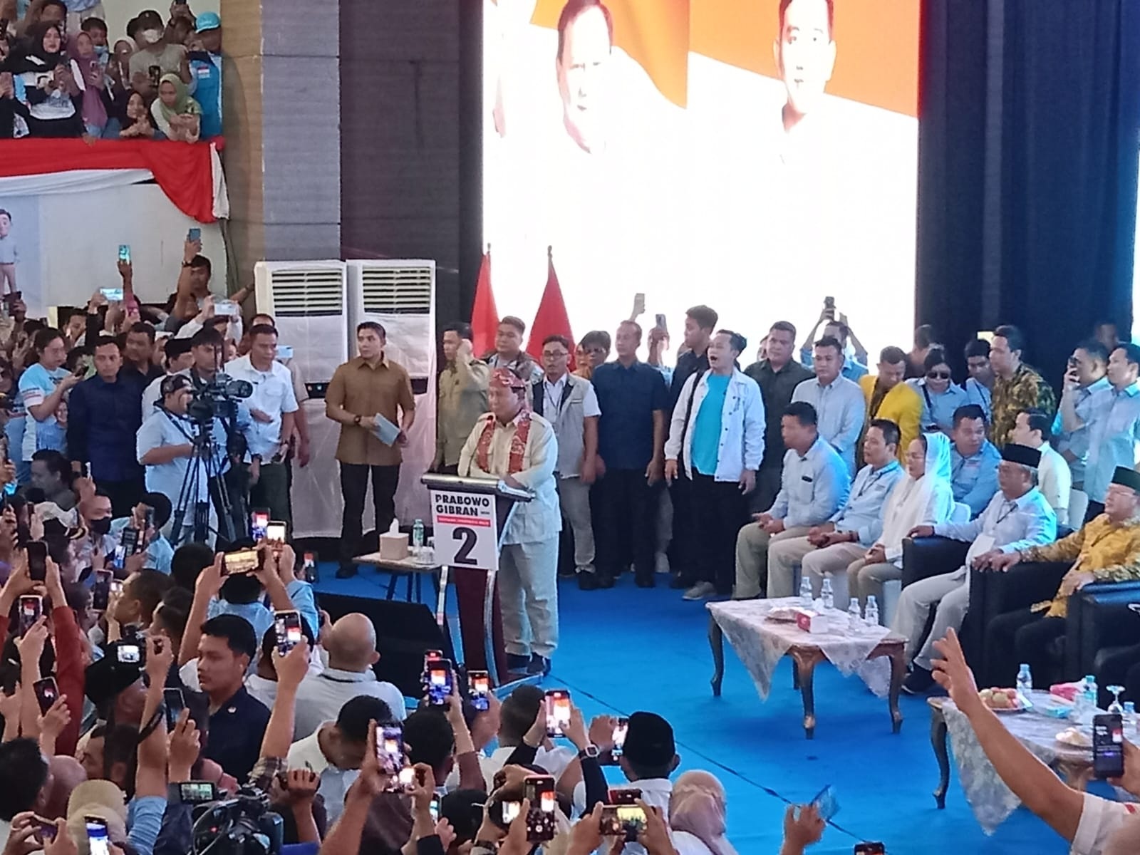 Nah Gubernur Bengkulu Rohidin Mersyah Hadiri Kampanye Prabowo Subianto, Apakah Sudah Izin Cuti?