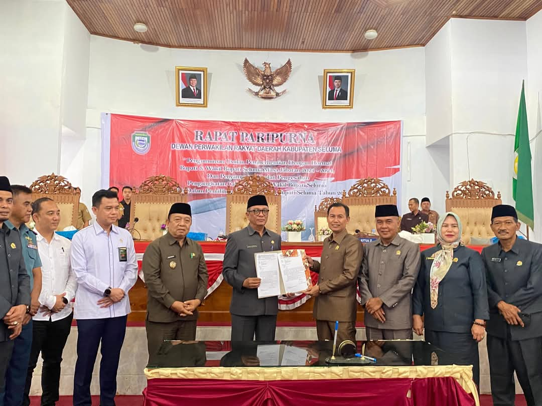 Rapat Paripurna Pemberhentian dan Penetapan  Bupati dan Wakil Bupati Terpilih Tidak Dihadiri Bupati Seluma