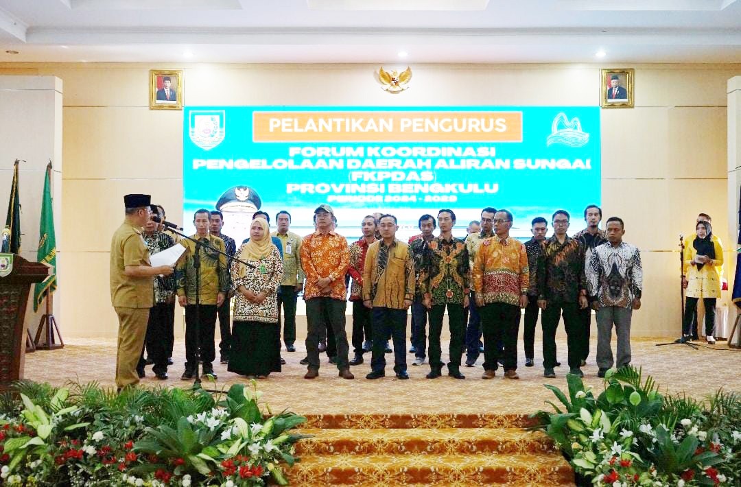 Pesan Gubernur Bengkulu Kepada Pengurus FKPDAS Bengkulu yang baru Dilantik