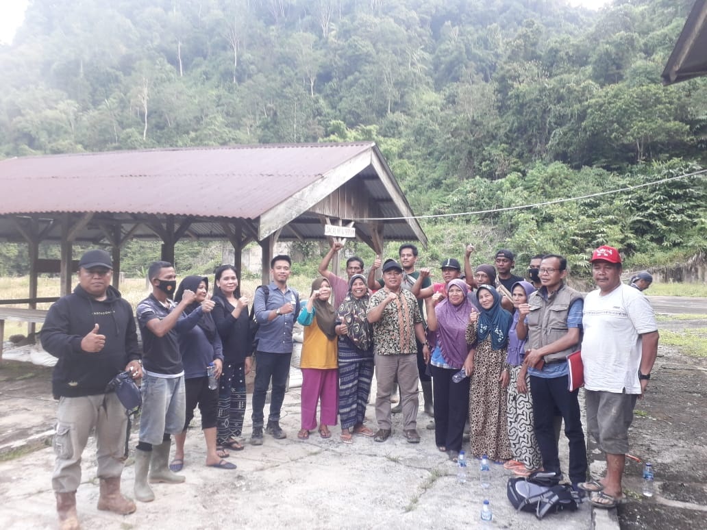 Didampingi Camat, Margono Kunjungi Lebong Tandai