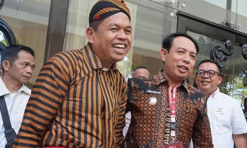 Bertemu KDM, Dedy Wahyudi  Bertukar   Sejarah dan Saling Menyemangati