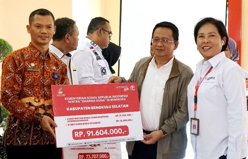 Bengkulu Selatan Terima   Bantuan Asistensi Rehabilitasi Sosial untuk Disabilitas Senilai Rp 91.604.000