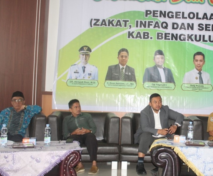 Badan Amil Zakat Nasional  Bengkulu Tengah Gelar Sosialisasi dan Optimalisasi ZIS 