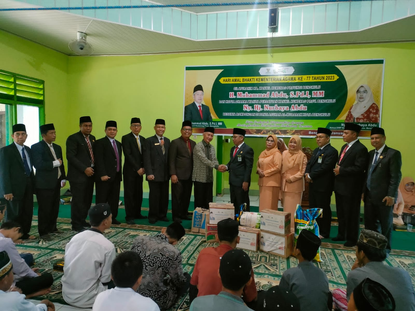 Peduli Sesama, Kakanwil Kemenag Provinsi Bengkulu Kunjungi Panti Asuhan