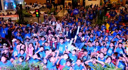 Jasa Raharja bersama Road Safety Ranger Kids chapter Denpasar memperingati Hari Anak Nasional
