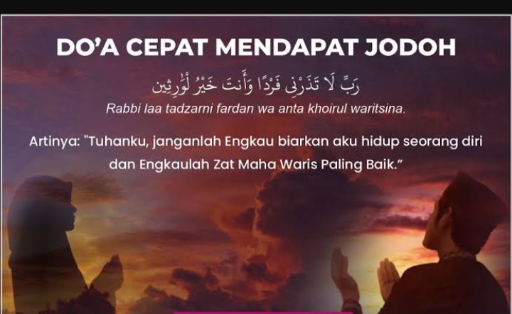 5 Doa Cepat Dapat Jodoh, Dibaca Selepas Salat dan Sebelum Tidur 