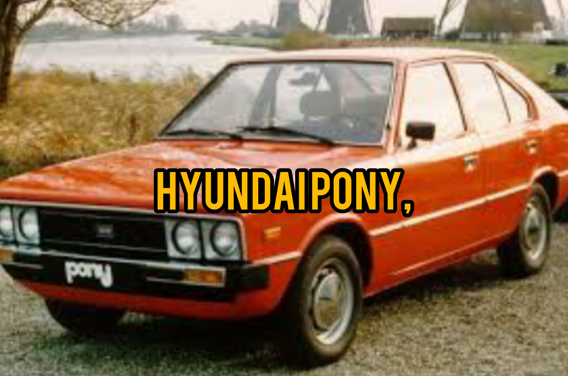 Hyundai Pony: Mobil Pertama Hyundai Bergaya Futuristic Geometris yang Populer Pada Masanya, Intip Detailnya