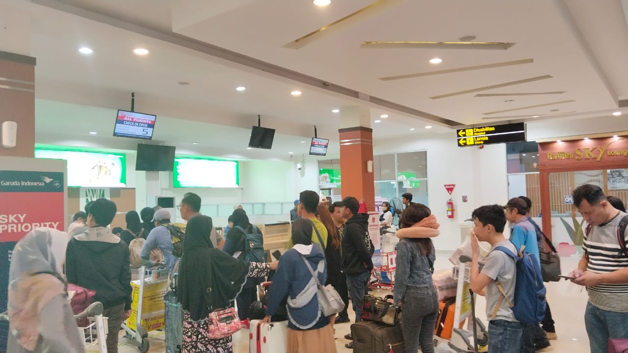 Pemudik Lebaran dari Jakarta Menuju Bengkulu Meningkat 20 Persen di Bandara Fatmawati