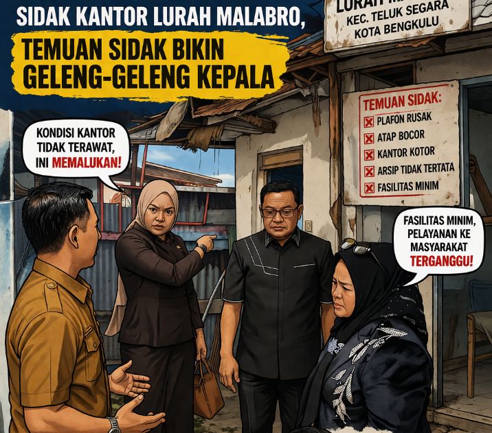 Bikin Geleng Kepala, Ini Kondisi Kantor Lurah Malabero 