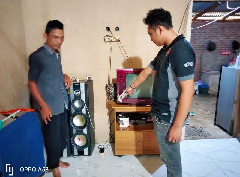 Gerak Cepat,  Polres Kaur Cek TKP Kasus Pencurian di Desa Talang Marap