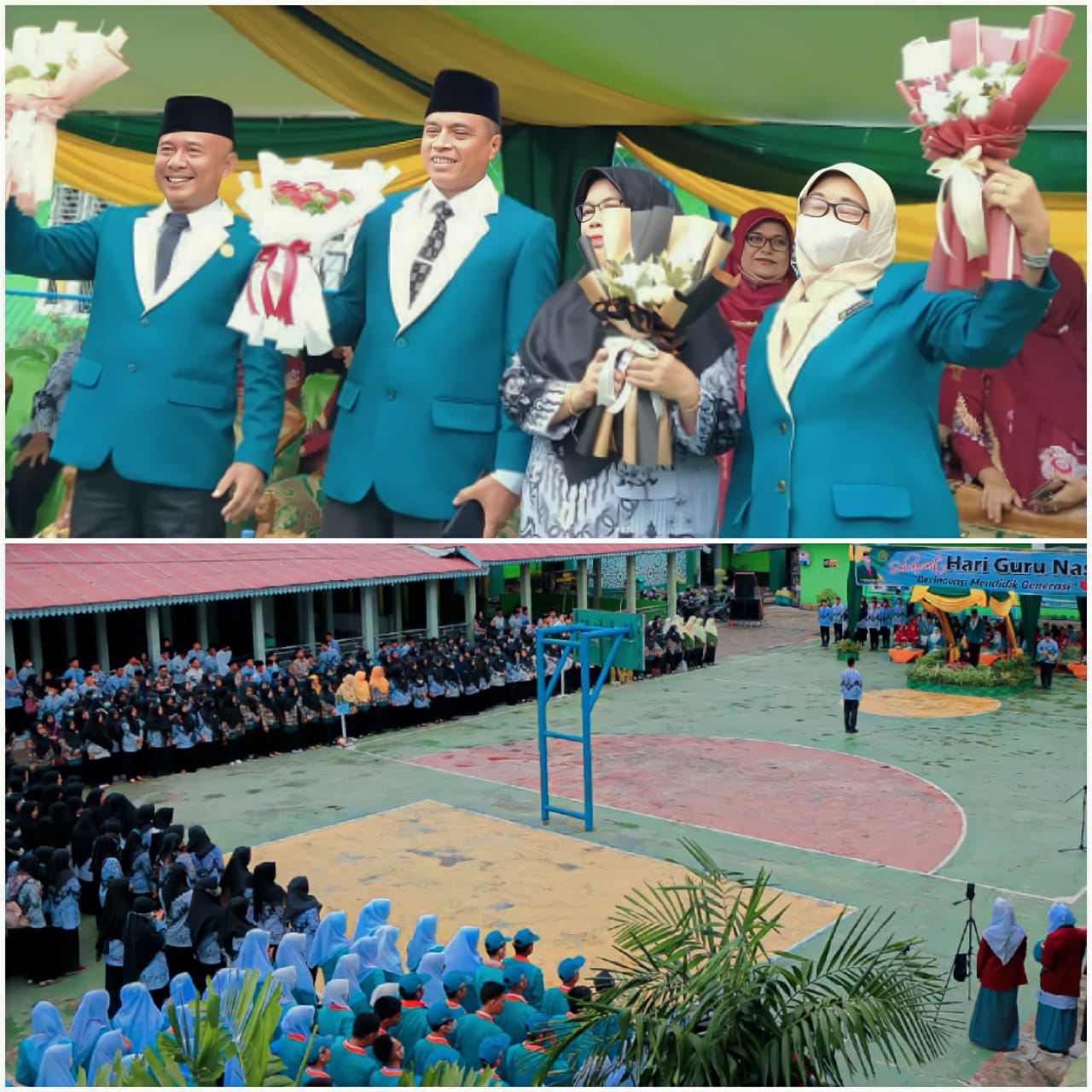 Ini Kemeriahan Hari Guru Nasional  di MAN 1 Kota Bengkulu