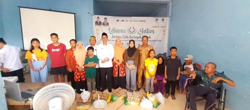 Lebaran Anak Yatim, Kementerian Agama Bengkulu Selatan Salurkan 100 Paket Sembako