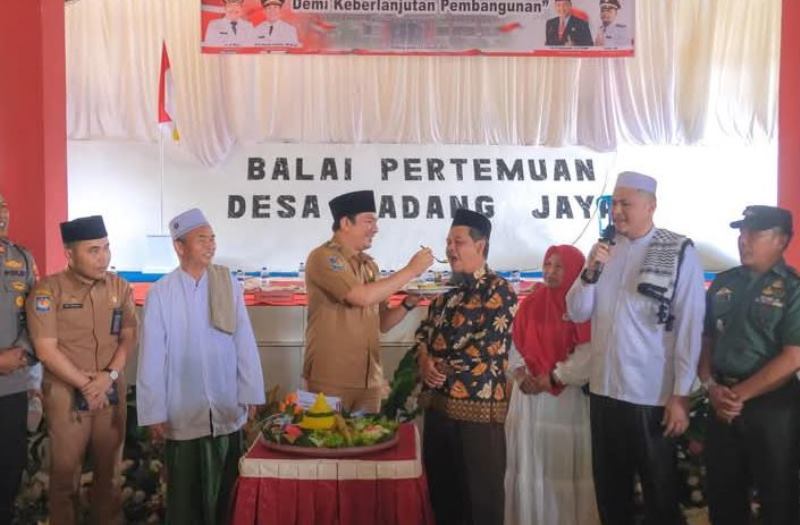 Wakil Bupati Bengkulu Utara  Puji  Masyarakat Kecamatan Padang Jaya