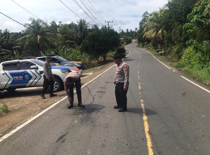  Berangkat Kerja,  Honorer Kantor Camat Talo Kecil Tewas Tertabrak Bus