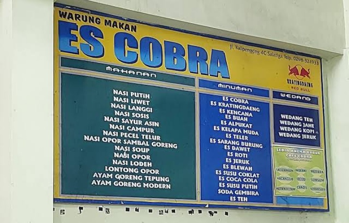 Tempat Kuliner yang Terkenal di Salatiga, Yuk Kunjungi Restoran Es Cobra, Soal Harga Pasti Murah