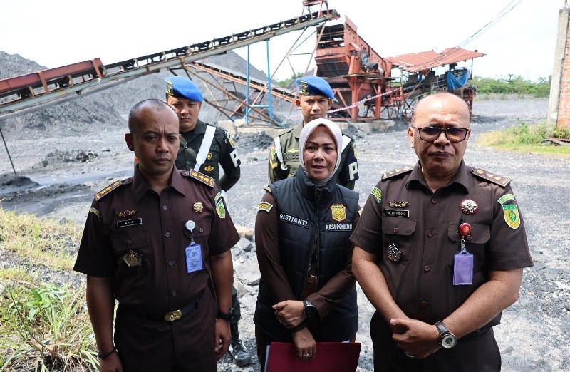Stockpile Batu Bara Milik IBP  dan RSM Disegel Kejati Bengkulu