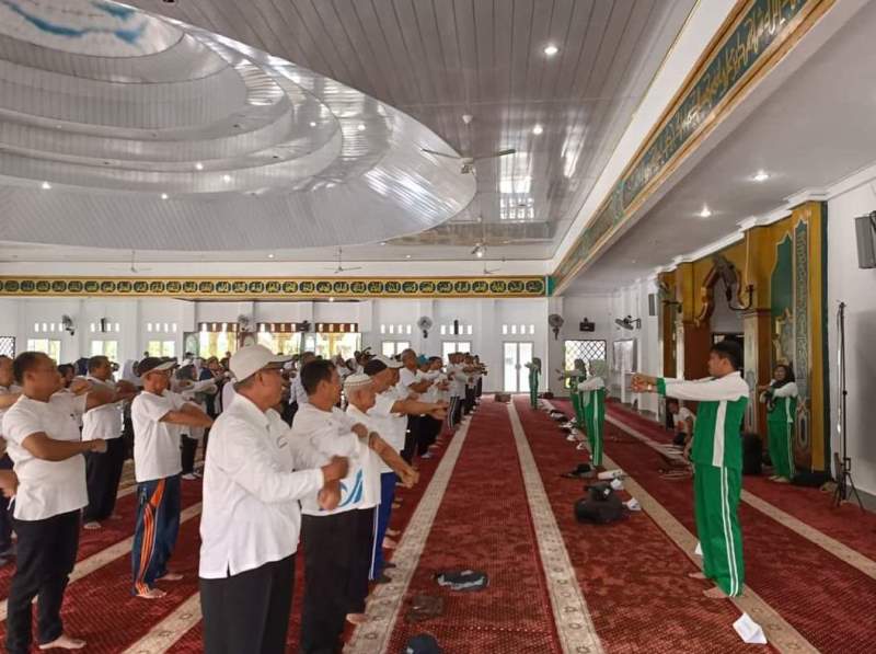 Jamaah Calon Haji Seluma Dilatih Senam Sehat , Ini Tujuannya