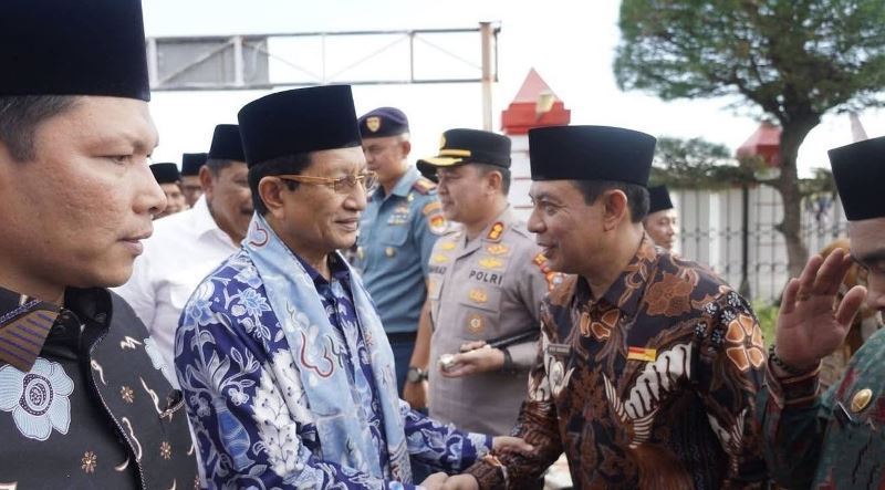 Hangatnya Penyambutan Menteri Agama di Bumi Rafflesia