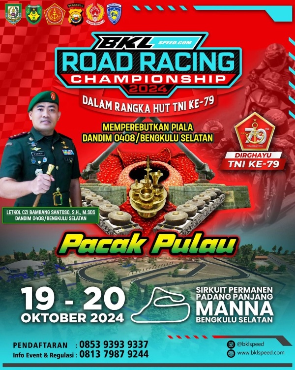 Road Race Tingkat Sumbagsel Akan Digelar di Bengkulu Selatan, Buruan Daftar Ya!